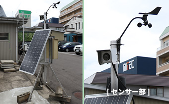 気象観測⼀体型放射線センサ